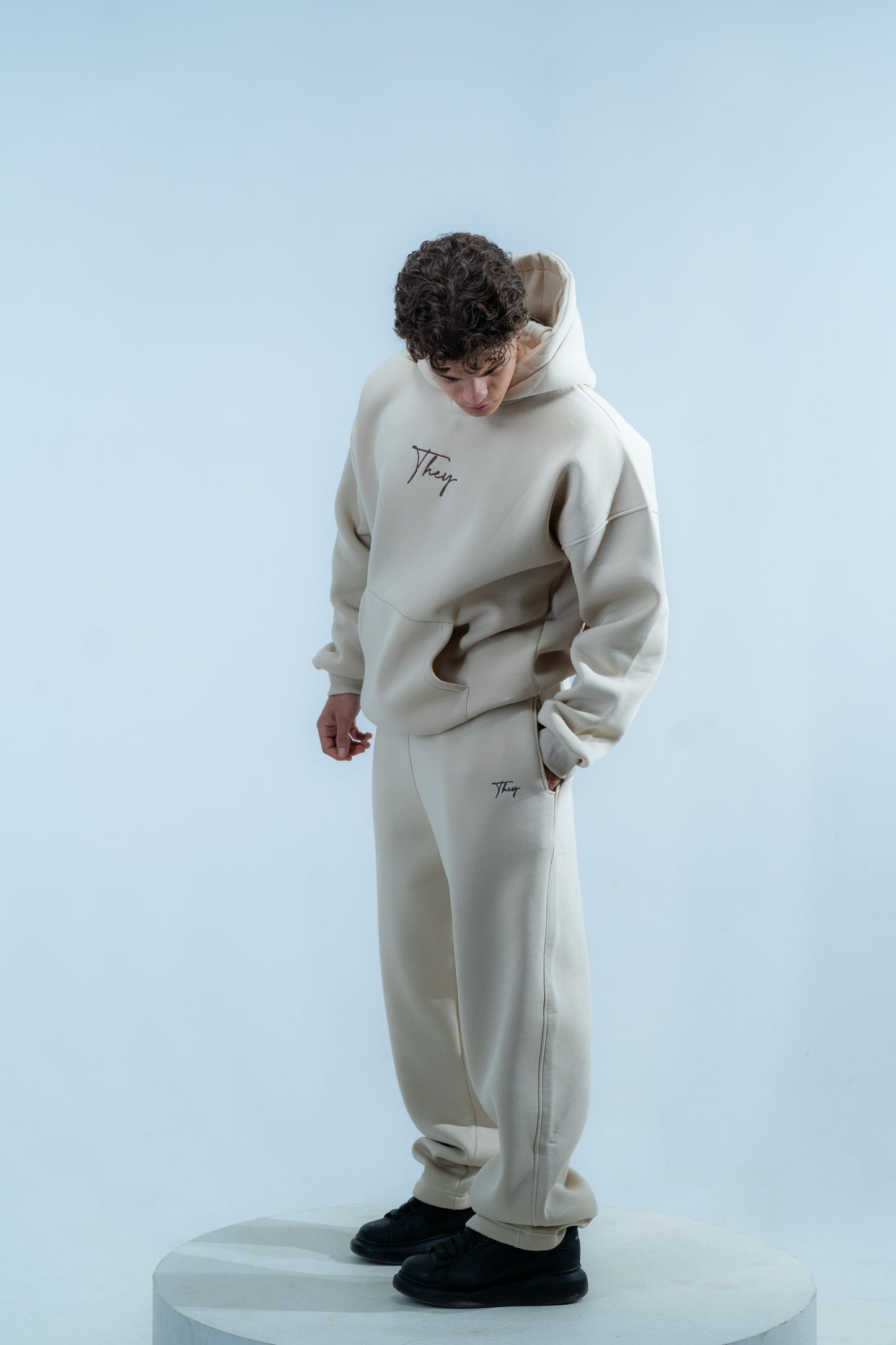 Beige Oversized Set – Unisex