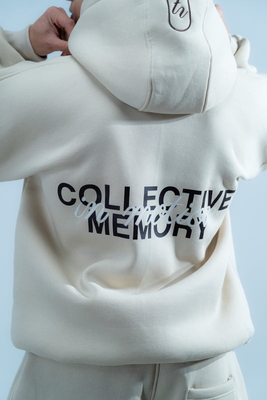 Beige Oversized Hoodie – Unisex