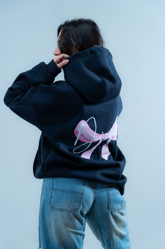 Navy Oversized Hoodie – Women