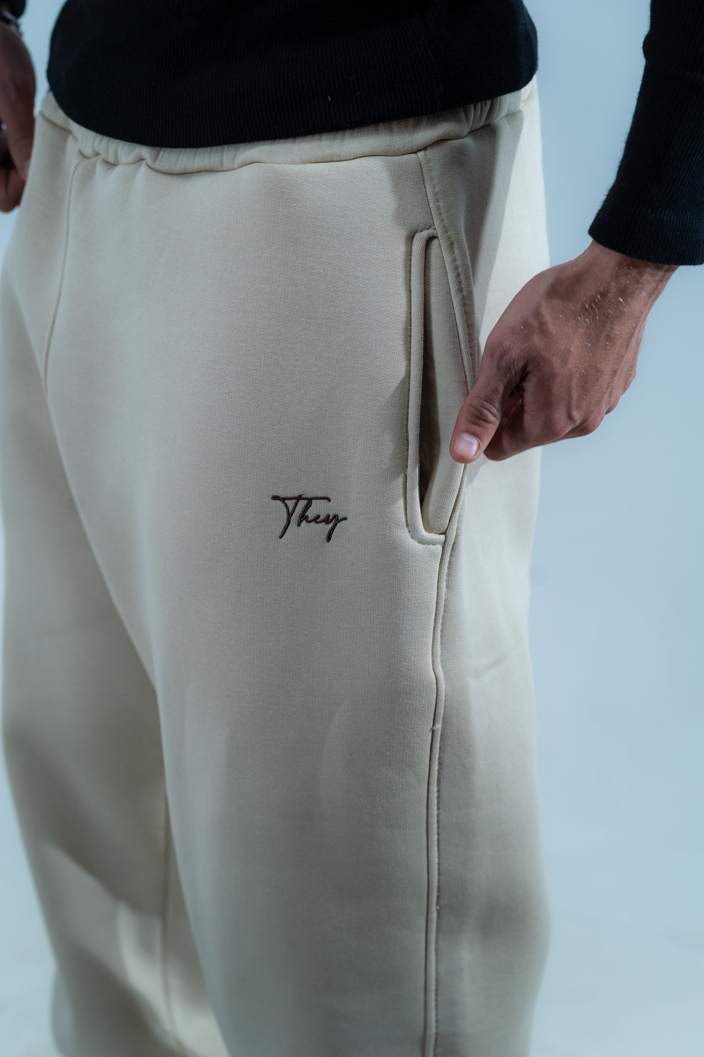 Beige Sweatpants – Unisex