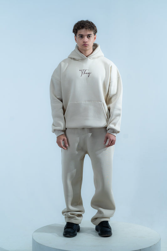 Beige Oversized Set – Unisex