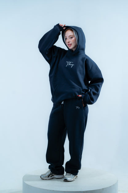 Navy Oversized Set – Women
