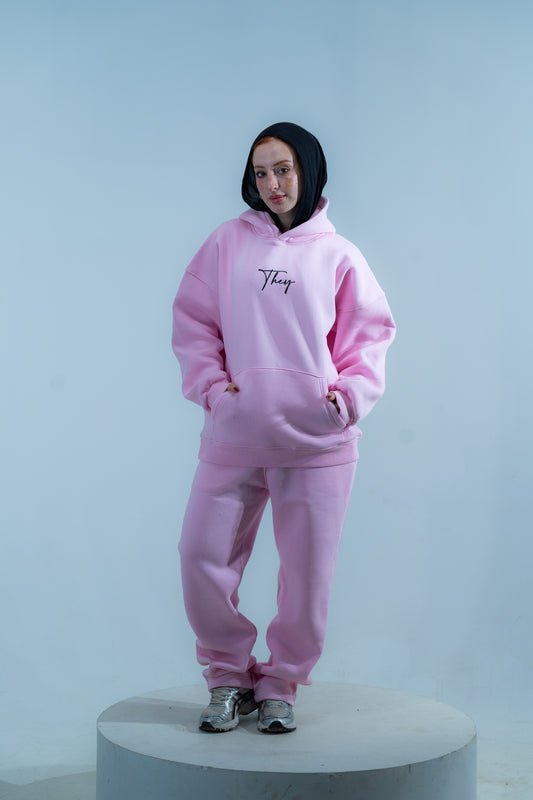 Baby Pink Oversized Set – Women