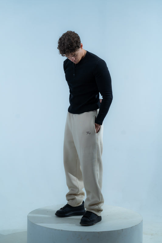 Beige Sweatpants – Unisex